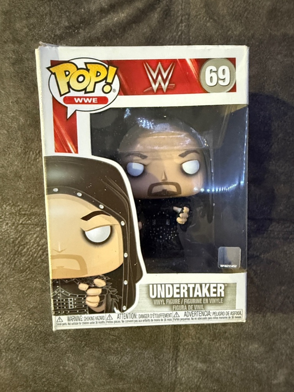 WWE The Undertaker Funko Pop Vinyl Figure - Black with White Eyes